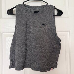 GORUCK Performance Crop Tank Heather Gray – Women’s Small (Made in USA)